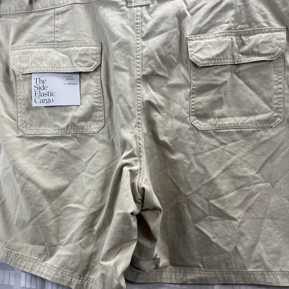 Croft & Barrow Men Cargo Shorts SIZE 52 Color Brown Khaki - Picture 9 of 11